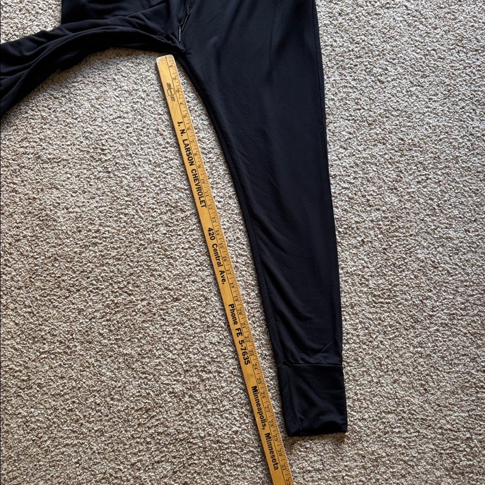 Onepiece Norwegian Norway Woman’s Black Bamboo V-Neck Sleeveless Jumpsuit Small - Picture 15 of 16